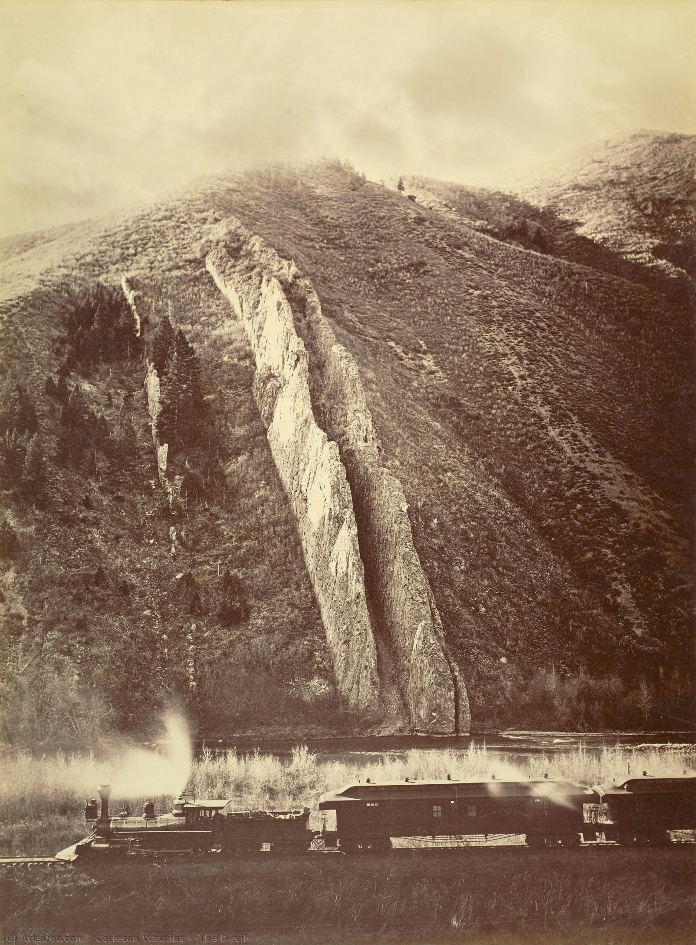 [the Devil — Carleton Watkins, Black And White Photography, 19th Century