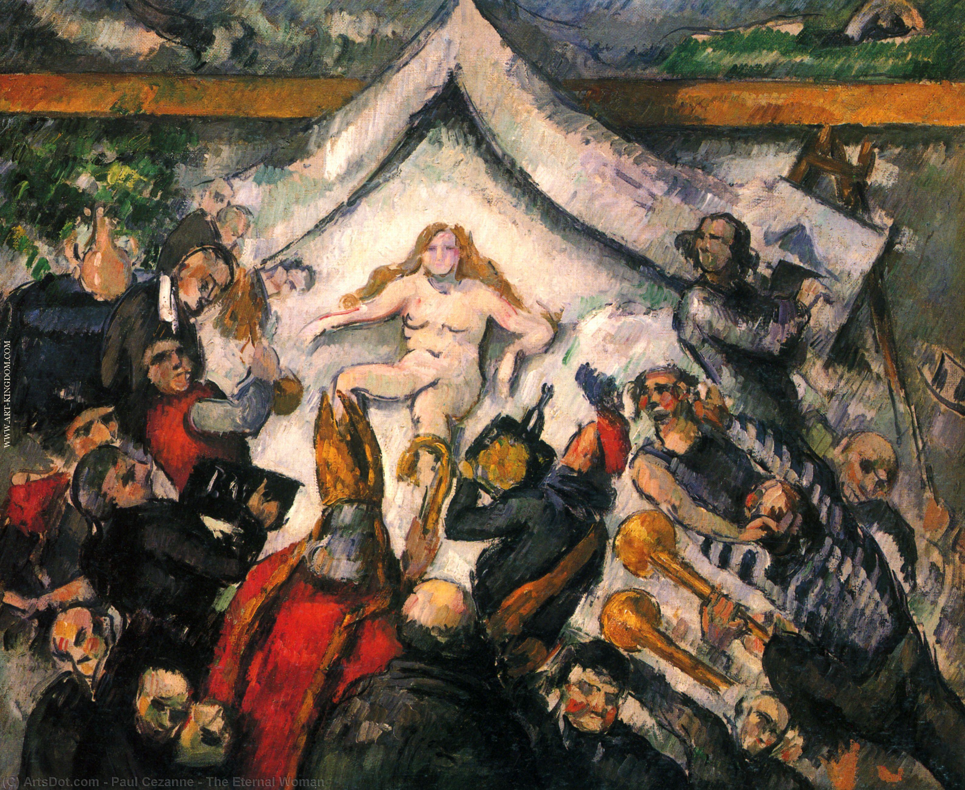 The Eternal Woman — Paul Cézanne, Oil, Post-impressionism
