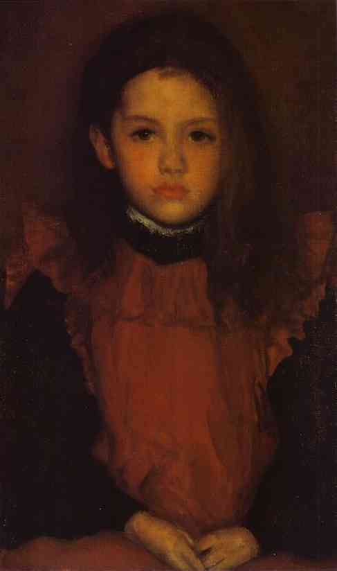 The Little Rose Of Lyme Regis — James Abbott Mcneill Whistler, Oil On Canvas, Aestheticism