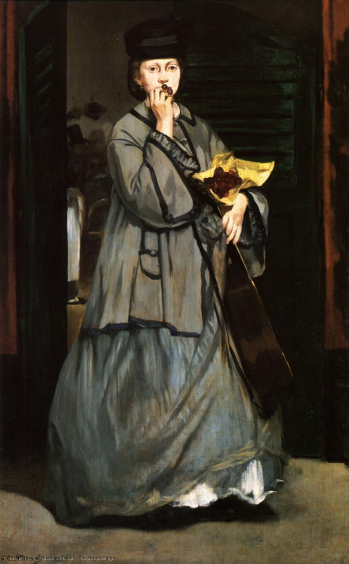 The Street Singer — Édouard Manet, Oil On Canvas, Realism/modernism