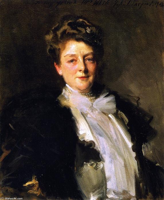 Mrs. J. William White — John Singer Sargent, Acrylic On Canvas, Impressionistic Realism