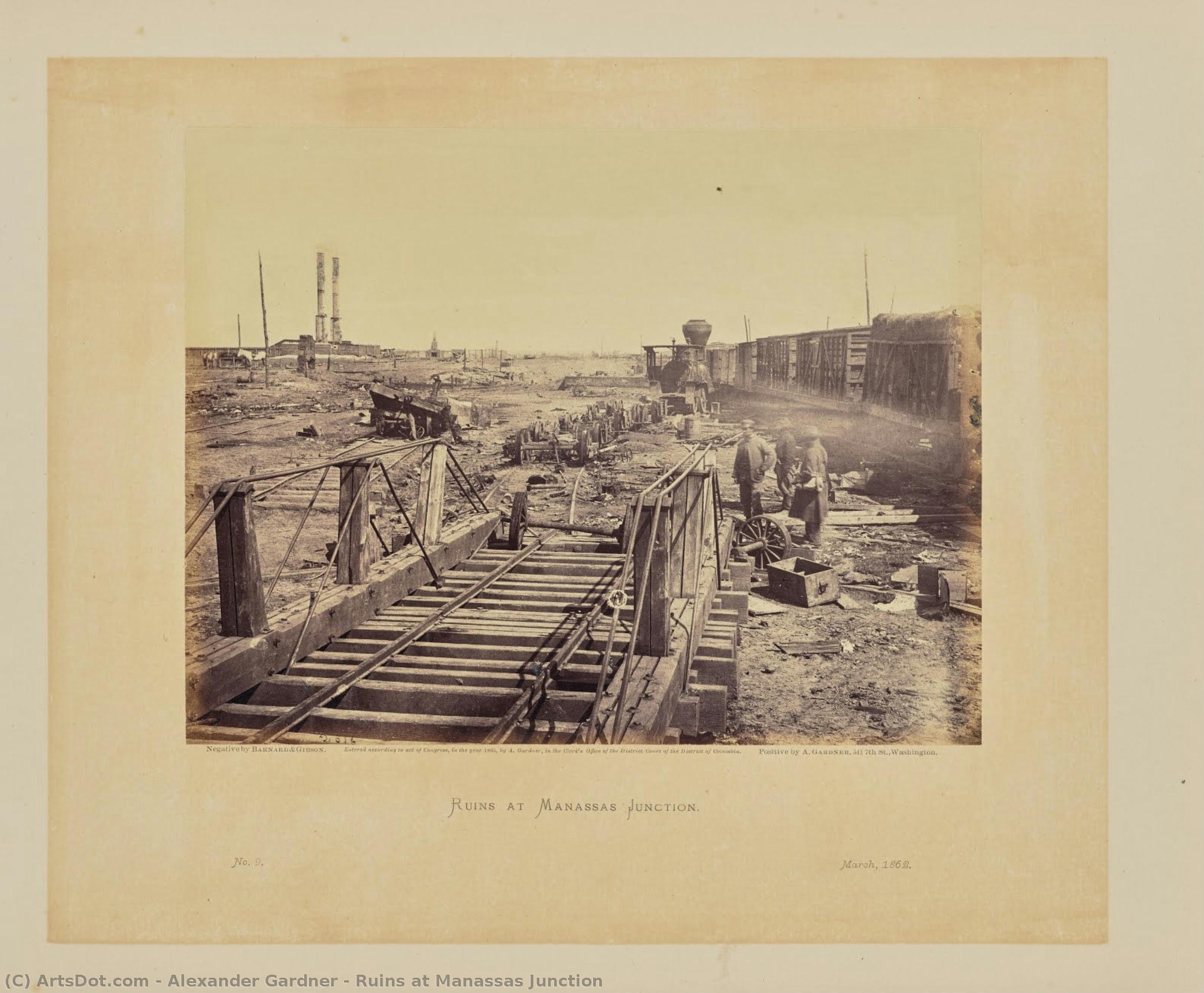 Ruins At Manassas Junction — Alexander Gardner, Black And White Photography, Photographic Documentary Realism