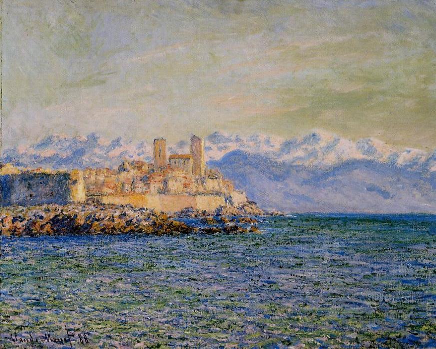 The Old Fort At Antibes (also Known As The Fort Of Antibes) — Claude Monet, Acrylic On Canvas, French Impressionism