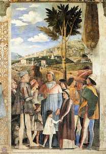 Camera Degli Sposi (detalle 4) - — Andrea Mantegna