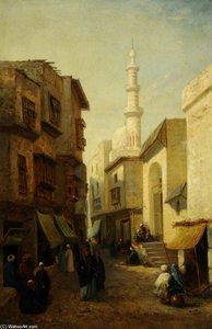 Mosque Near The Bab Al-nasr, Cairo — John Varley Ii (der Jüngere)