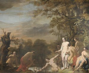 Farao's Dochter Vindt Mozes In Het Biezen Mandje. — Ferdinand Bol