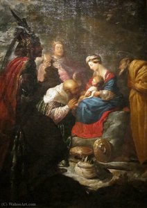 The Adoration Of The Magi — Claude Vignon