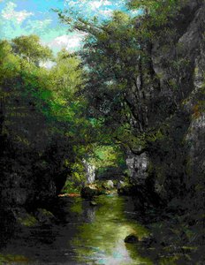 Strumień W Brème — Gustaw Courbet