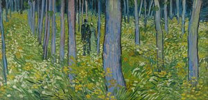 Undergrowth With Two Figures — Vincent Willem Van Gogh
