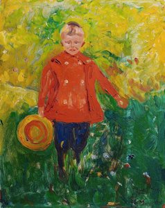 Lothar Linde In Red Jacket — Edvard Munch