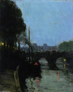 The Seine - Evening — Henry Ossawa Tanner