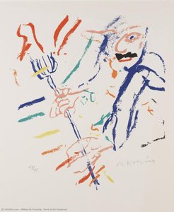 Devil At The Keyboard — Willem De Kooning