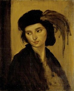 Dorelia With A Feathered Hat — Augustus Edwin John