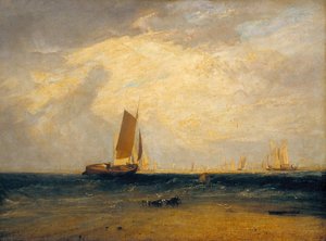 Fishing Upon The Blythe-sand, Tide Setting In — J.m.w. Turner