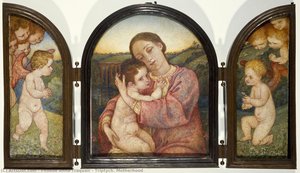 Triptych. Motherhood — Phoebe Anna Traquair