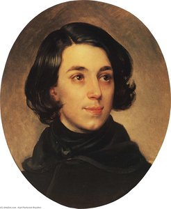 Portrait Arhitektora Ia Monigetti — Karl Pavlovich Bryullov