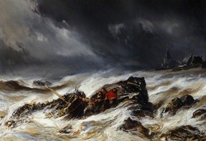 The Wreck — Eugène Louis Gabriel Isabey