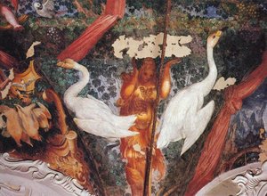 Festoon Decoration (detail) — Cristofano Gherardi