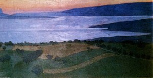 The Lake Lema, Effect Of The Evening — Félix Vallotton
