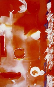 Seeing The Moon On A Hot Summer Day — Helen Frankenthaler