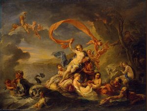 Triumph Of Galatea — Jean-baptiste Van Loo