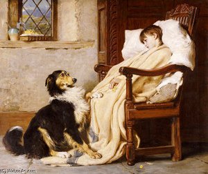 Old Playfellows — Briton Rivière