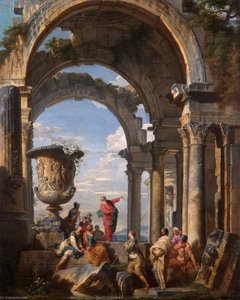 Saint Paul Preaching At Athens — Giovanni Paolo Panini