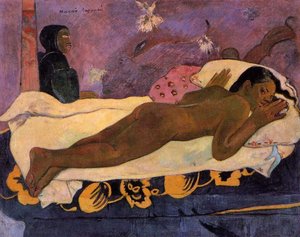 Manoa Tupapau (também Conhecido Como Espírito Dos Mortos Observando) — Paul Gauguin