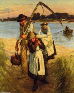 Traveling Harvesters — Henry Herbert La Thangue