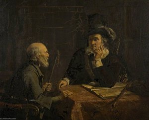Oliver Cromwell Closeted With The Spy — Patrick Allan Fraser