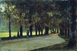 Alley In The Park, Liechtenstein — Alexei Petrovich Bogoliubov
