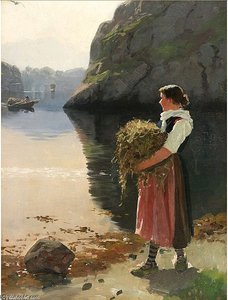 Beim Heutransport — Hans Dahl