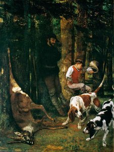The Quarry (la Curée) — Gustave Courbet