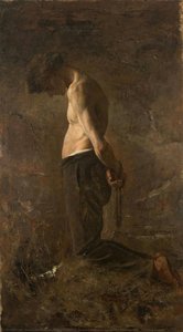 Kneeling Convict — László Mednyánszky