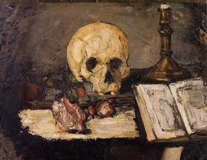 Still Life Med Skål Og Lænkebesen — Paul Cézanne