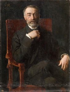Portrait De Léon Mestayer — Jules Elie Delauney
