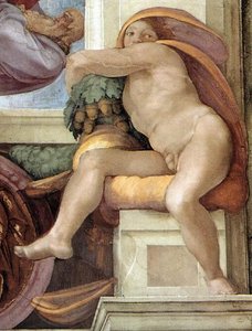 Ignudo 20 — Michelangelo Buonarroti