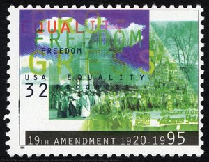 32c Woman Suffrage Stamp — United States Postal Service