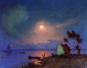 Pont-aven In The Moonlight — Ferdinand Du Puigaudeau
