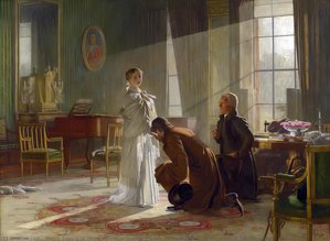 Victoria Regina: Queen Victoria Receiving The News Of Her Accession — Henry Tanworth Wells