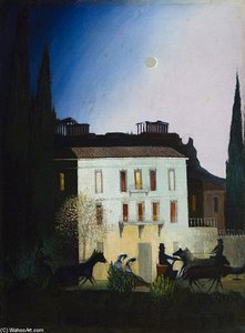 Coaching In Athens At New Moon - — Tivadar Csontváry Kosztka