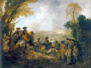 On The March — Jean-antoine Watteau
