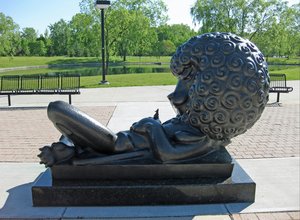 Lion And Mouse, Sculpture Garden — Marshall Maynard Fredericks