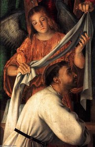 Recanati Polyptych (detail) — Lorenzo Lotto