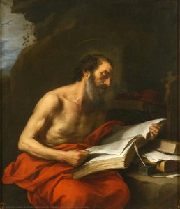 Saint Jerome Reading — Bartolomé Esteban Murillo