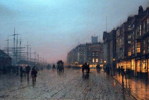 Liverpool Von Wapping — John Atkinson Grimshaw