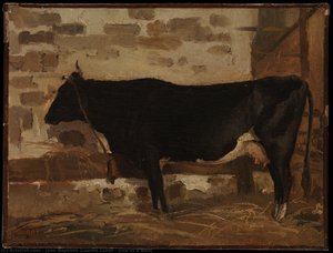 Mucca In Una Baracca — Jean-baptiste-camille Corot