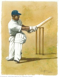 Watercolour, G Boycott — Robert Roger Ingpen Am, Frsa