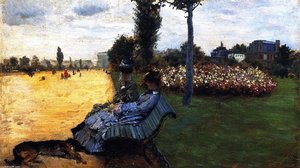 Sulla Panchina Al Bois — Giuseppe De Nittis
