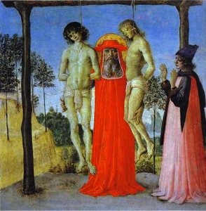 St. Jerome Supporting Two Men On The Gallows — 皮埃罗·范努奇 (佩鲁吉诺)